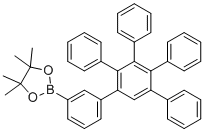 structure of CAS# 872118-08-6, 4,4,5,5-四甲基-2-(3',4',5'-三苯基[1,1':2',1''-三联苯]-3-基)-1,3,2-二氧硼杂环戊烷