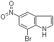 structure of CAS# 87240-07-1, 7-Bromo-5-nitroindole
