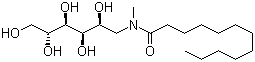 CAS # 87246-72-8, N-Methyl-N-dodecanoylglucamine, GL 12, GL 12 (carbohydrate), HXL 7658, Lauric acid N-methylglucamide, MEGA