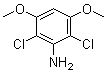 CAS # 872509-56-3, 2,6-Dichloro-3,5-dimethoxybenzenamine, 2,6-Dichloro-3,5-dimethoxyaniline