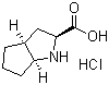 structure of CAS# 87269-86-1, (E)-(-)-Octahydrocyclopenta[b]pyrrole-2-carboxylic acid hydrochloride