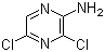 structure of CAS# 873-42-7, 2-氨基-3,5-二氯吡嗪