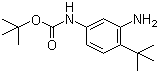 structure of CAS# 873055-92-6, (3-氨基-4-(叔丁基)苯基)氨基甲酸叔丁酯