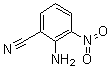 2-氨基-3-硝基苯甲腈分子结构 (CAS 87331-46-2)