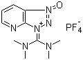 CAS # 873798-09-5, 2-(7-Azabenzotriazole-1-yl)-1,1,3,3-tetramethyluronium tetrafluoroborate, TATU, O-(7-Azabenzotriazole-1-yl)-N,N,N',N'-tetramethyluronium tetrafluoroborate, 1-[Bis(dimethylamino)methylene]-1H-1,2,3-triazolo[4,5-b]pyridinium 3-oxide tetrafluoroborate