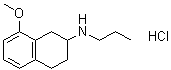 CAS # 87394-71-6, 1,2,3,4-Tetrahydro-8-methoxy-N-propyl-2-naphthalenamine hydrochloride