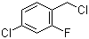 structure of CAS# 87417-71-8, 4-Chloro-2-fluorobenzyl chloride