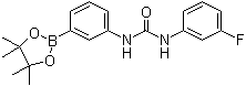CAS # 874302-03-1, N-(3-Fluorophenyl)-N'-[3-(4,4,5,5-tetramethyl-1,3,2-dioxaborolan-2-yl)phenyl]urea