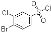 structure of CAS# 874801-46-4, 4-Bromo-3-chlorobenzenesulfonyl chloride
