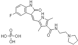 structure of CAS# 874819-74-6, Toceranib phosphate