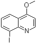 structure of CAS# 874831-34-2, 8-Iodo-4-methoxyquinoline