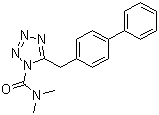 CAS # 874902-19-9, LY 2183240, 5-([1,1'-Biphenyl]-4-ylmethyl)-N,N-dimethyl-1H-tetrazole-1-carboxamide