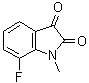 structure of CAS# 875003-43-3, 7-氟-1-甲基-1H-吲哚-2,3-二酮