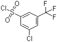 structure of CAS# 875167-01-4, 3-氯-5-三氟甲基苯磺酰氯