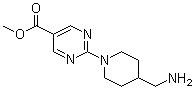 CAS # 875318-56-2, 2-[4-(Aminomethyl)-1-piperidinyl]-5-pyrimidinecarboxylic acid methyl ester