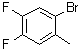 structure of CAS# 875664-38-3, 1-Bromo-4,5-difluoro-2-methylbenzene