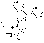 structure of CAS# 87579-78-0, (2S,5R)-3,3-二甲基-7-氧代-4-硫杂-1-氮杂双环[3.2.0]庚烷-2-羧酸二苯甲酯 4-氧化物