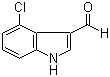 CAS # 876-72-2, 4-Chloroindole-3-carbaldehyde