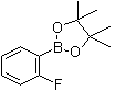 structure of CAS# 876062-39-4, 2-Fluorophenylboronic acid pinacol ester