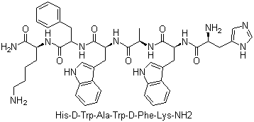 structure of CAS# 87616-84-0, Growth hormone releasing peptide