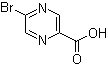 structure of CAS# 876161-05-6, 5-溴-2-吡嗪甲酸
