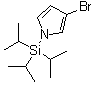 structure of CAS# 87630-36-2, 3-溴-N-(三异丙基硅烷基)吡咯