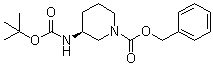 CAS # 876379-22-5, Benzyl (3S)-3-[(tert-butoxycarbonyl)amino]piperidine-1-carboxylate