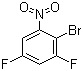 structure of CAS# 877161-74-5, 2-Bromo-3,5-difluoro-1-nitrobenzene