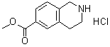 structure of CAS# 877861-62-6, Methyl 1,2,3,4-tetrahydro-6-isoquinolinecarboxylate hydrochloride