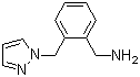 structure of CAS# 878466-22-9, [2-(1H-Pyrazol-1-ylmethyl)benzyl]amine