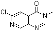 structure of CAS# 878743-46-5, 6-氯-3-甲基吡啶并[3,4-d]嘧啶-4(3H)-酮
