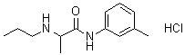 CAS 登录号：878791-35-6, N-(3-甲基苯基)-2-(丙基氨基)丙酰胺盐酸盐