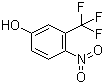 CAS # 88-30-2, 4-Nitro-3-(trifluoromethyl)phenol, 1-Nitro-4-hydroxy-2-(trifluoromethyl)benzene, 3-(Trifluoromethyl)-4-nitrophenol, 5-Hydroxy-2-nitrobenzotrifluoride, Lamprecid, NSC 59758