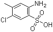 CAS # 88-53-9, 2-Amino-5-chloro-4-methylbenzenesulfonic acid, 5-Amino-2-chlorotoluene-4-sulphonic acid