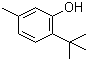 structure of CAS# 88-60-8, 6-叔丁基间甲酚