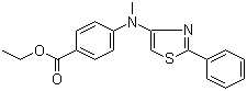 CAS # 880090-88-0, Neuropathiazol, 4-[Methyl(2-phenyl-4-thiazolyl)amino]benzoic acid ethyl ester
