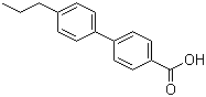 4'-Propylbiphenyl-4-carboxylic acid molecular structure (CAS 88038-94-2)