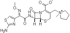 structure of CAS# 88040-23-7, 头孢吡肟