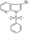 structure of CAS# 880769-95-9, 1-(苯磺酰基)-3-溴-1H-吡咯并[2,3-b]吡啶