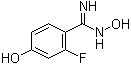 structure of CAS# 880874-38-4, 2-氟-N,4-二羟基苯甲脒
