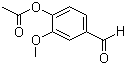 structure of CAS# 881-68-5, 乙酰香兰素