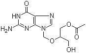 Ganciclovir mono-O-acetate molecular structure (CAS 88110-89-8)