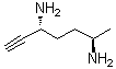 CAS # 88192-22-7, (2R,5R)-6-Heptyne-2,5-diamine, (R,R)-delta-Methyl-alpha-acetylenic-putrescine, MAP, MDL 72175