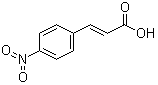 CAS # 882-06-4, (E)-4-Nitrocinnamic acid, (E)-3-(4-Nitrophenyl)-2-propenoic acid, (E)-p-Nitrocinnamic acid, (2E)-3-(4-Nitrophenyl)-2-propenoic acid, trans-4-Nitrocinnamic acid, trans-p-Nitrocinnamic acid