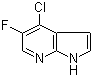 structure of CAS# 882033-66-1, 4-氯-5-氟-7-氮杂吲哚