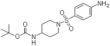 CAS # 883106-52-3, [1-(4-Aminobenzenesulfonyl)piperidin-4-yl]carbamic acid tert-butyl ester