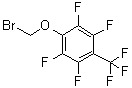 structure of CAS# 883521-27-5, 1-(溴甲氧基)-2,3,5,6-四氟-4-(三氟甲基)苯