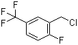 structure of CAS# 883543-26-8, 2-氟-5-三氟甲基苄氯