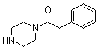 structure of CAS# 88372-33-2, 2-Phenyl-1-(1-piperazinyl)ethanone