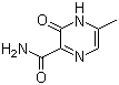 structure of CAS# 88394-05-2, 3,4-Dihydro-5-methyl-3-oxo-2-pyrazinecarboxamide